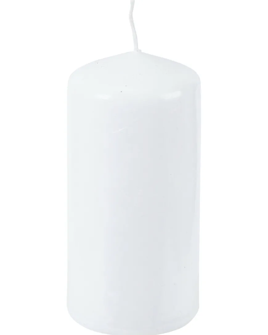 Einfarbige Stumpenkerze 0,205 kg, ca. 5,8 x 12 cm-KiK Onlineshop Online