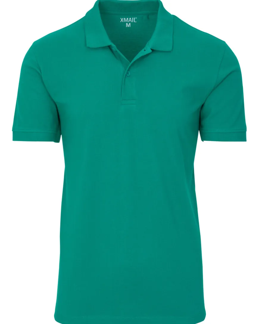 Einfarbiges Poloshirt X-Mail, Knopfleiste-KiK Onlineshop Best