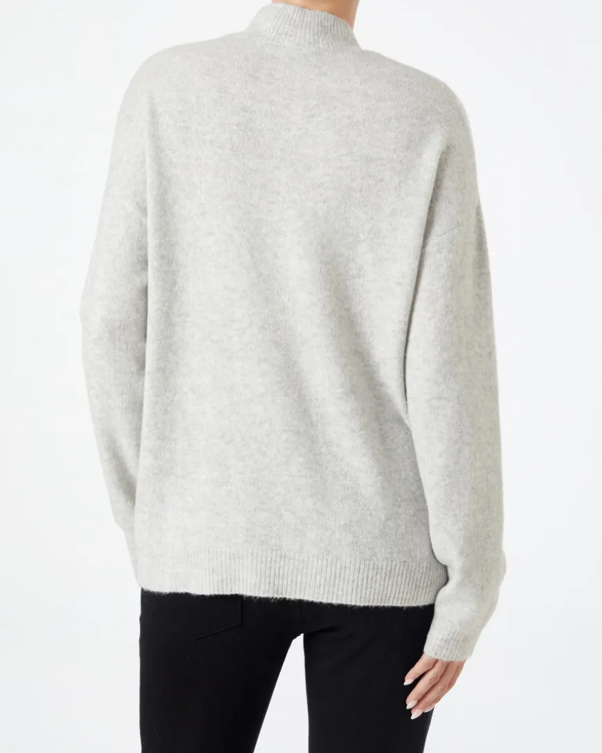 Feinstrickpullover in Melange Janina, Stehkragen-KiK Onlineshop Shop