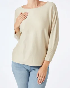 Feinstrickpullover in Janina, 3/4-Arm-KiK Onlineshop Cheap