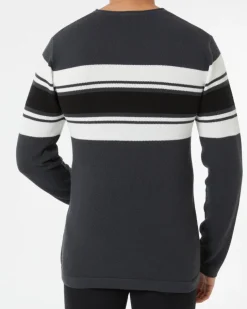 Feinstrickpullover mit Streifen X-Mail, Rundhalsausschnitt-KiK Onlineshop Flash Sale