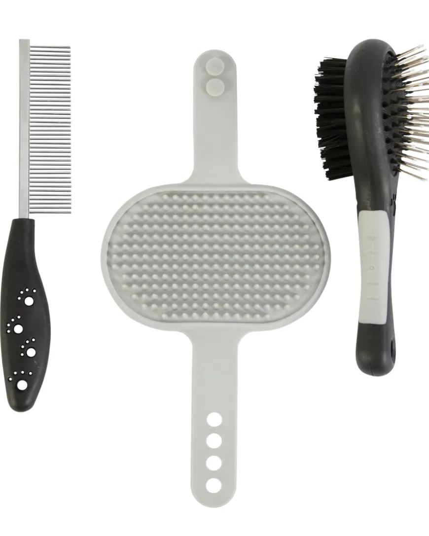 Fellbürsten 3-tlg. Set-KiK Onlineshop Flash Sale
