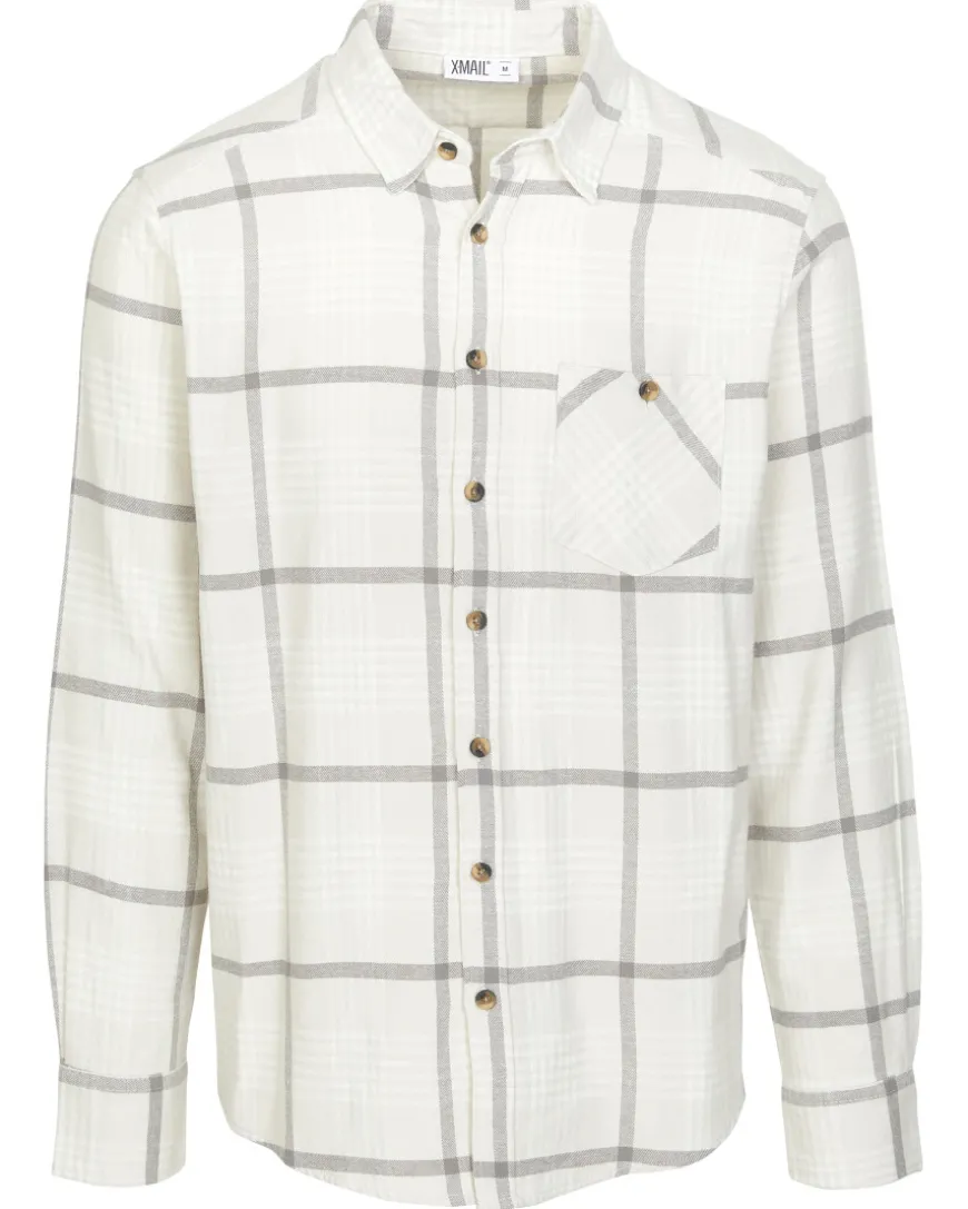 Flanellhemd Karo X-Mail, Knopfleiste-KiK Onlineshop Flash Sale