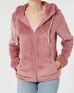Flauschige Fleecejacke Janina, Seitentaschen-KiK Onlineshop New