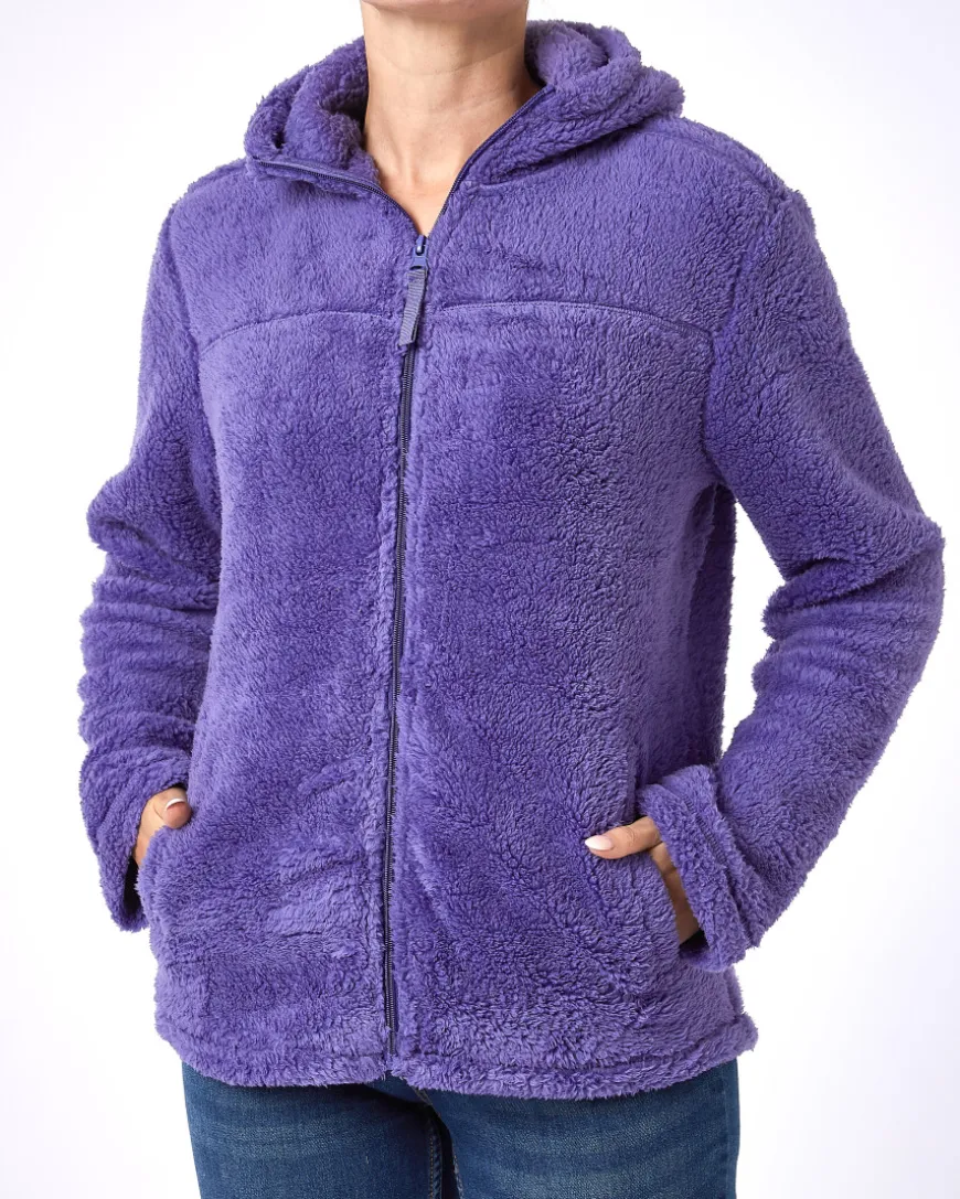 Flauschige Fleecejacke Janina, Seitentaschen-KiK Onlineshop Outlet