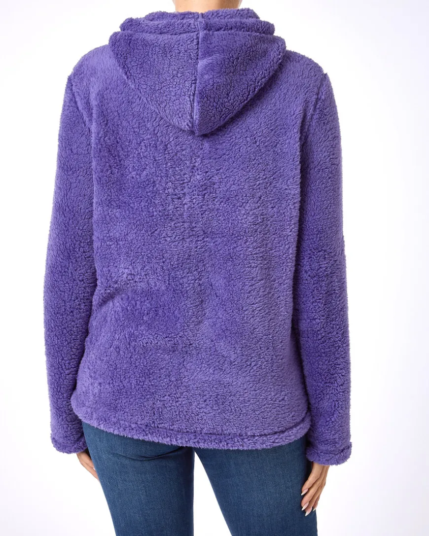 Flauschige Fleecejacke Janina, Seitentaschen-KiK Onlineshop Outlet