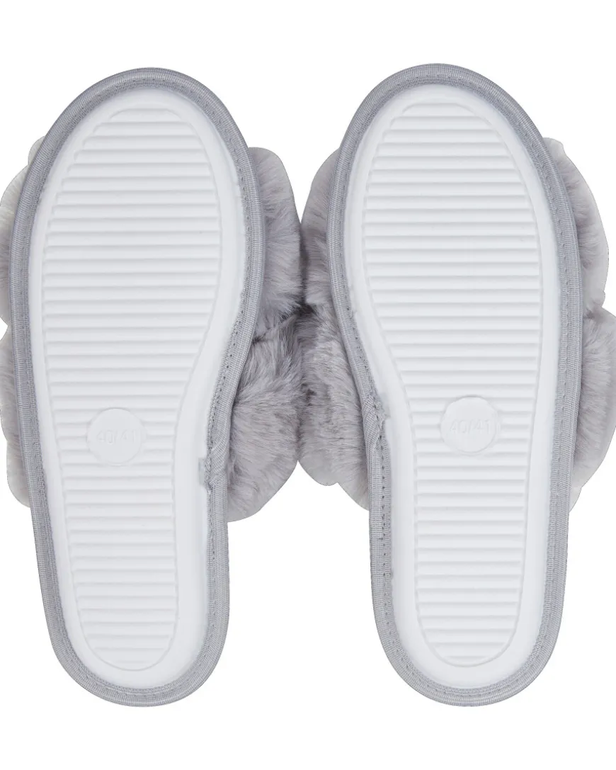 Flauschige Hausschuhe Janina, Kunstfell-KiK Onlineshop New