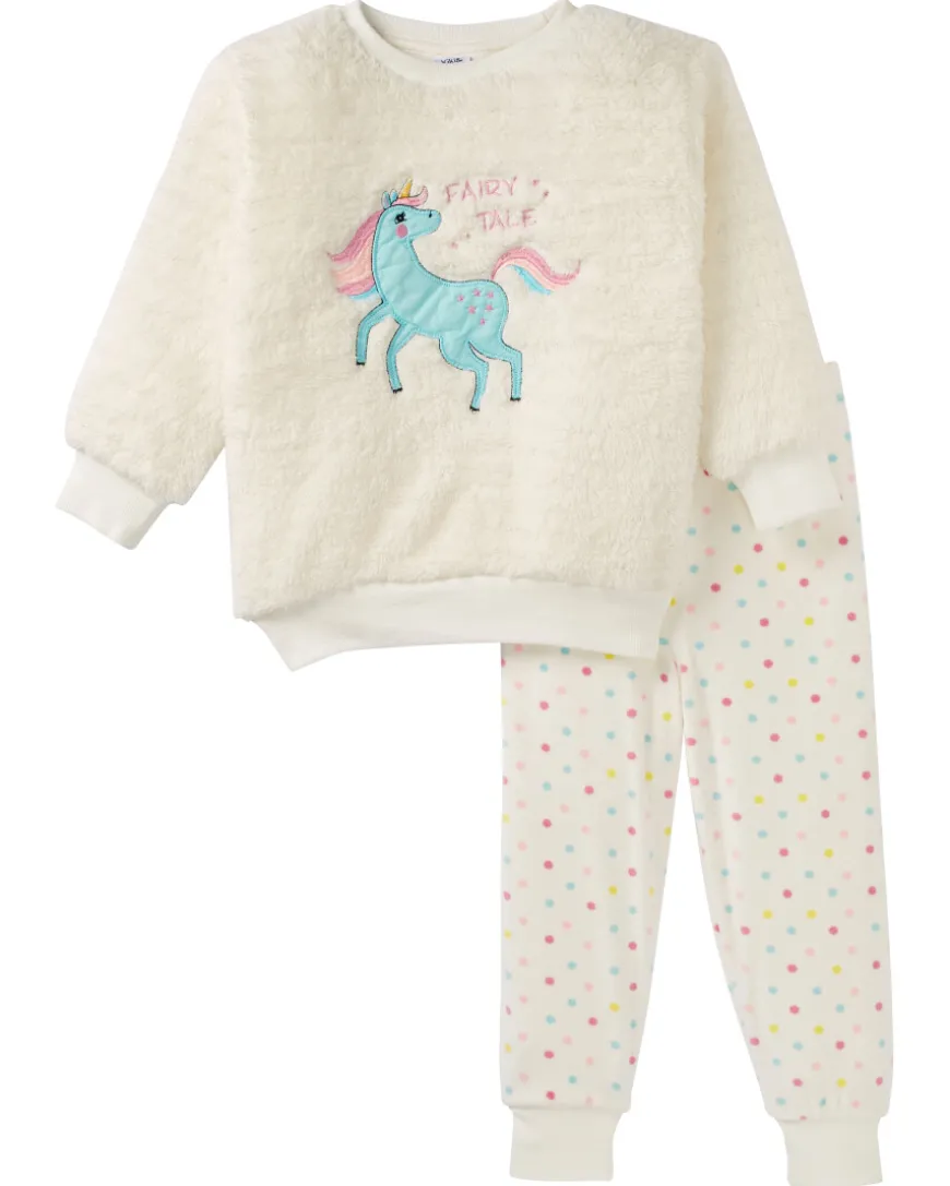 Flauschiger Fleece-Pyjama verschiedene Designs, 2-tlg. Set-KiK Onlineshop Shop