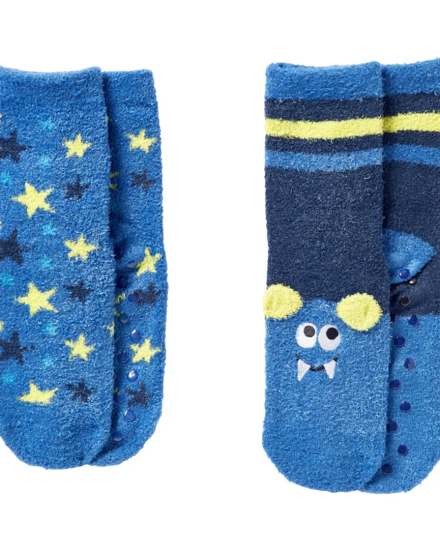 Flauschsocken mit Stickerei 2er-Pack, Ergee-KiK Onlineshop Hot