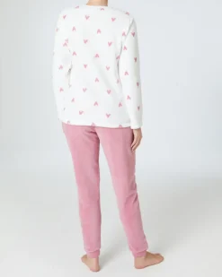 Fleece-Pyjama mit Stickerei Janina, verschiedene Designs-KiK Onlineshop Fashion