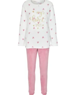Fleece-Pyjama mit Stickerei Janina, verschiedene Designs-KiK Onlineshop Fashion