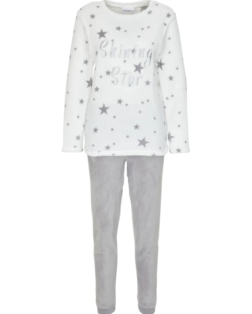Fleece-Pyjama mit Stickerei Janina, verschiedene Designs-KiK Onlineshop Clearance