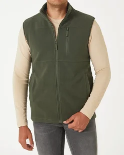 Fleeceweste in X-Mail, Seitentaschen-KiK Onlineshop Outlet