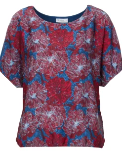 Geblümtes Blusenshirt Janina, elastischer Saum-KiK Onlineshop Outlet