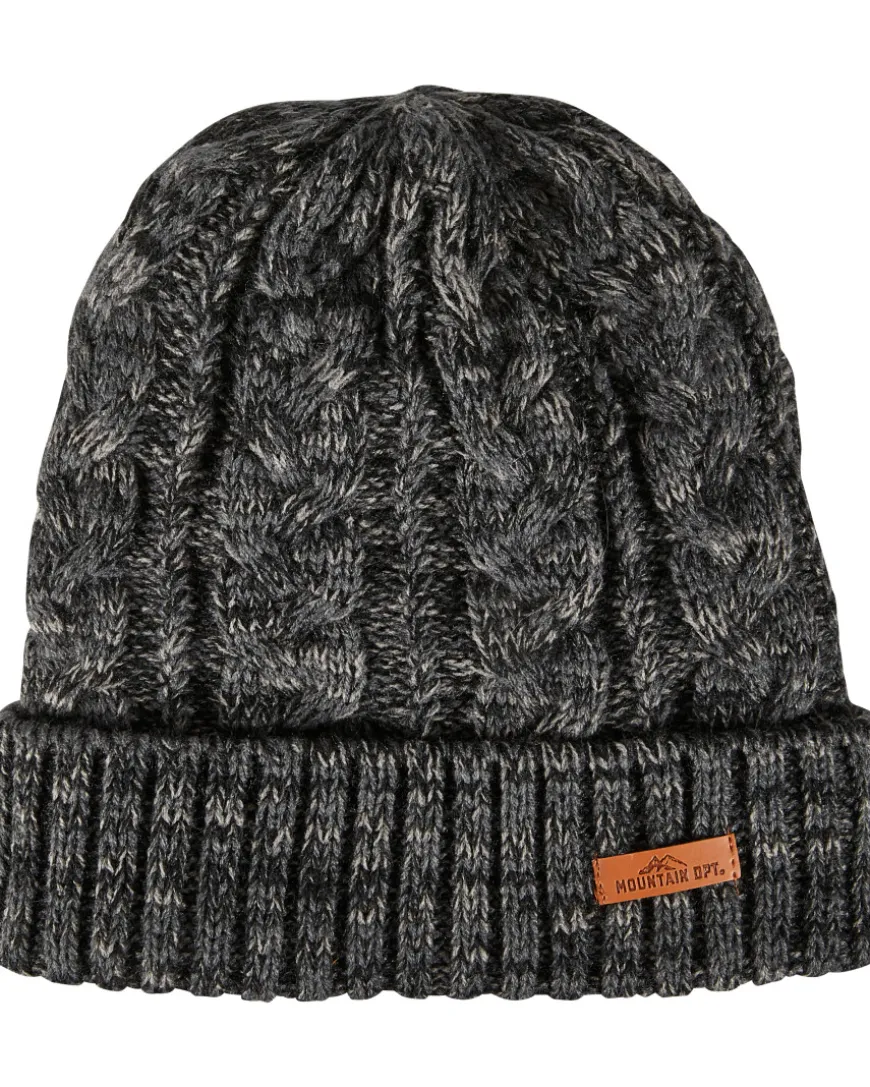 Gefütterte Strick-Beanie X-Mail, mit Badge-KiK Onlineshop Clearance