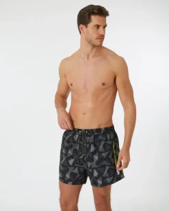 Gemusterte Badeshorts X-Mail, verschiedene Designs-KiK Onlineshop Outlet
