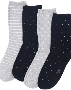 Gemusterte Socken 4er-Pack, Ergee, verschiedene Designs-KiK Onlineshop Sale