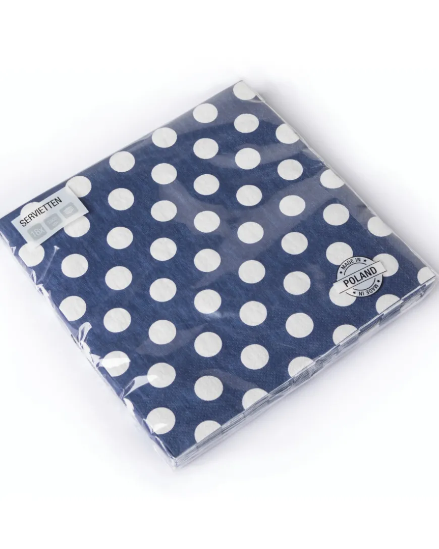 Gepunktete Servietten 18er-Pack-KiK Onlineshop Outlet