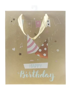Geschenktüte Geburtstag ca. 26 x 10 x 32 cm, verschiedene Designs-KiK Onlineshop Shop