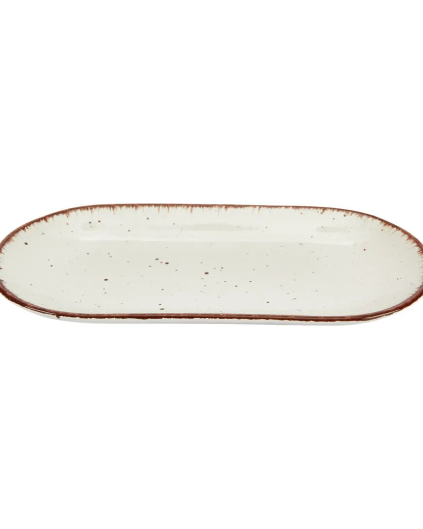 Gesprenkelte Servierplatte ca. 25 x 13 cm-KiK Onlineshop Fashion