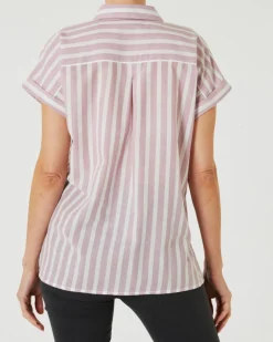 Gestreifte Hemdbluse Knopfleiste-KiK Onlineshop Shop
