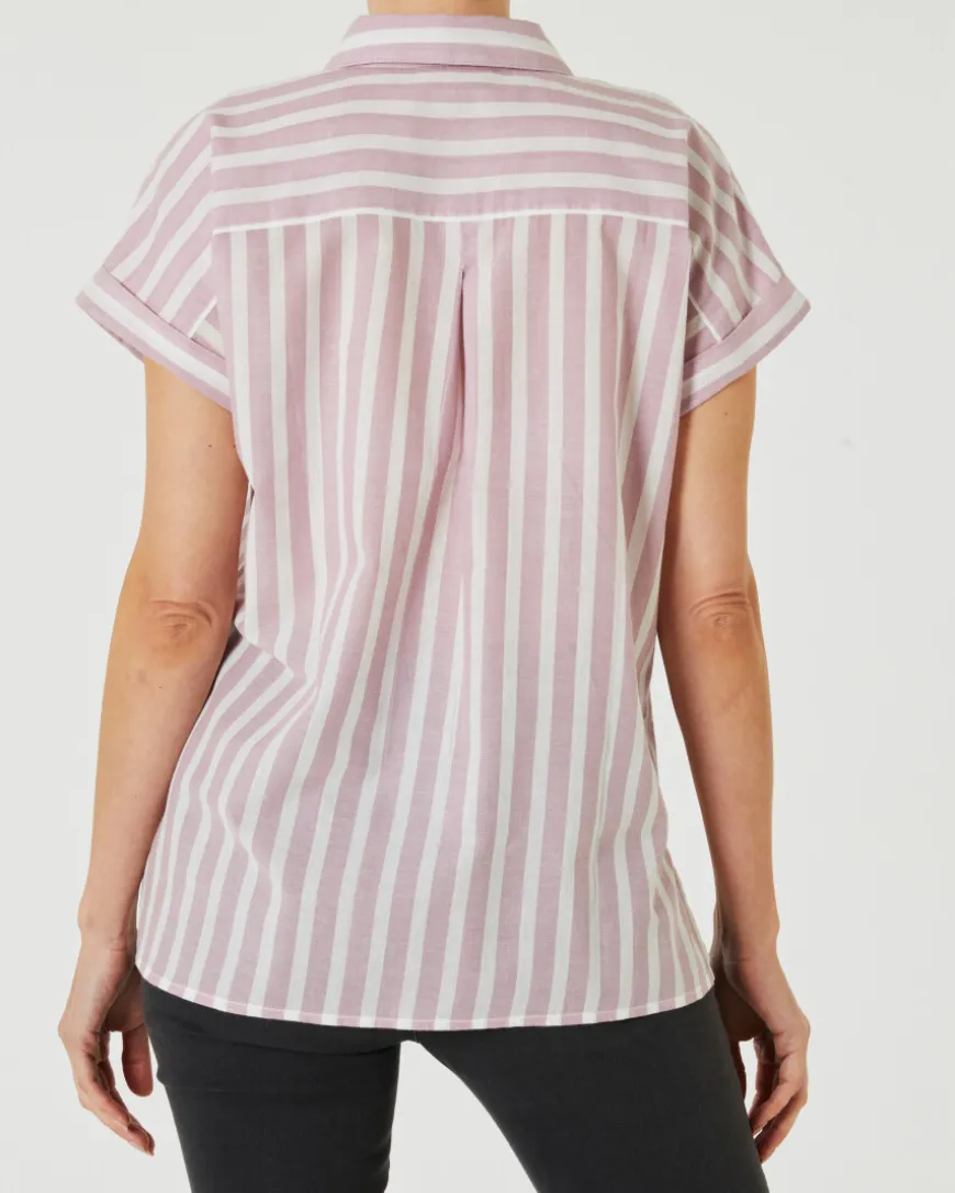 Gestreifte Hemdbluse Knopfleiste-KiK Onlineshop Shop