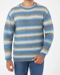 Gestreifter Strickpullover X-Mail, Rundhalsausschnitt-KiK Onlineshop Cheap