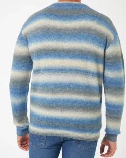 Gestreifter Strickpullover X-Mail, Rundhalsausschnitt-KiK Onlineshop Cheap