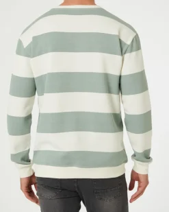 Gestreifter Sweatpullover X-Mail, Rundhalsausschnitt-KiK Onlineshop Cheap