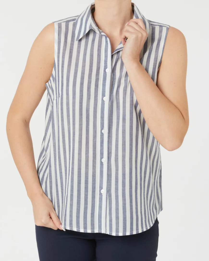Gestreiftes Blusentop Knopfleiste-KiK Onlineshop Fashion