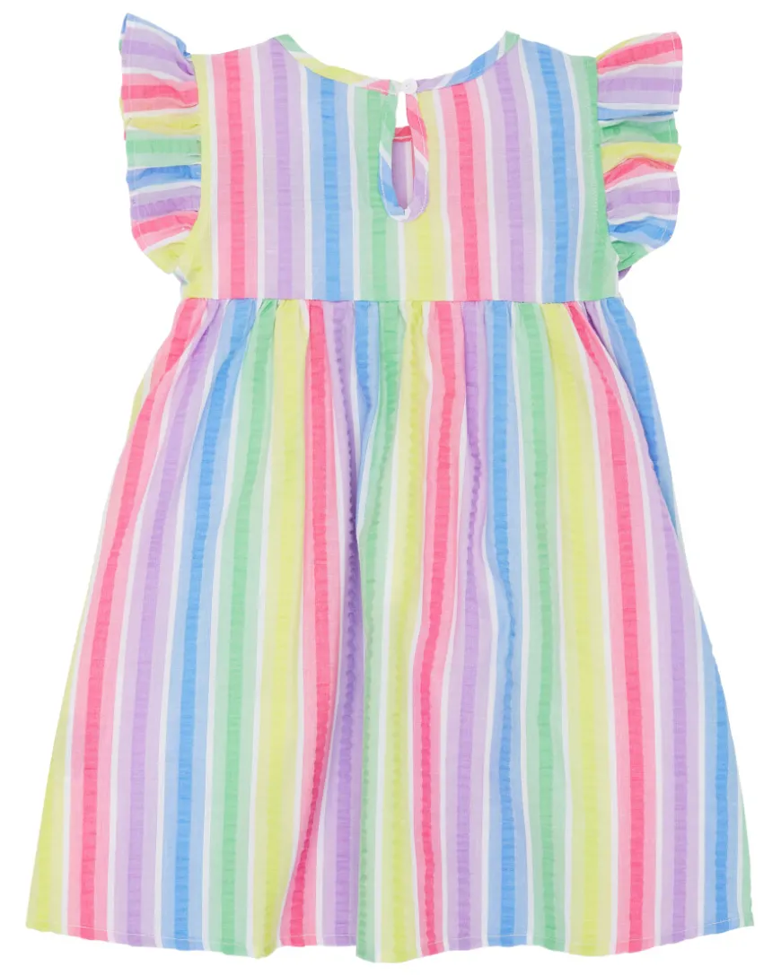 Gestreiftes Kleid Kiki & Koko, Rüschenärmel-KiK Onlineshop Best Sale