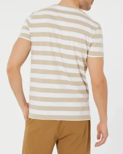 Gestreiftes T-Shirt X-Mail, Rundhalsausschnitt-KiK Onlineshop Outlet