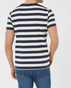 Gestreiftes T-Shirt X-Mail, Rundhalsausschnitt-KiK Onlineshop Sale