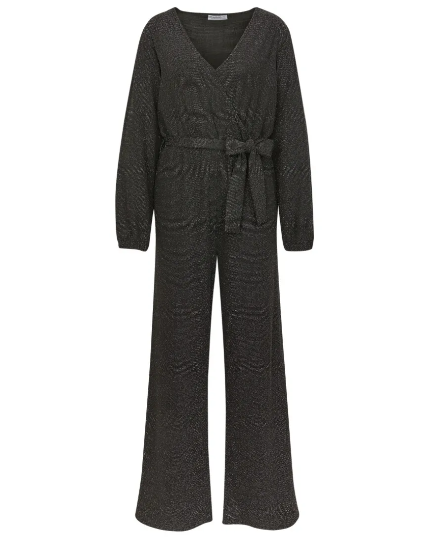 Glitzernder Jumpsuit Janina, elastischer Taillenbund-KiK Onlineshop Best Sale