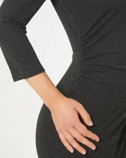 Glitzerndes Kleid Janina, Rundhalsausschnitt-KiK Onlineshop Shop