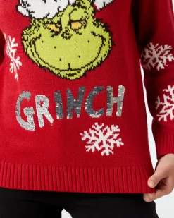 Grinch Strickpullover Weihnachten Pailletten-KiK Onlineshop Best
