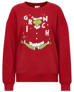 Grinch Sweatpullover Weihnachten Rundhalsausschnitt-KiK Onlineshop Cheap