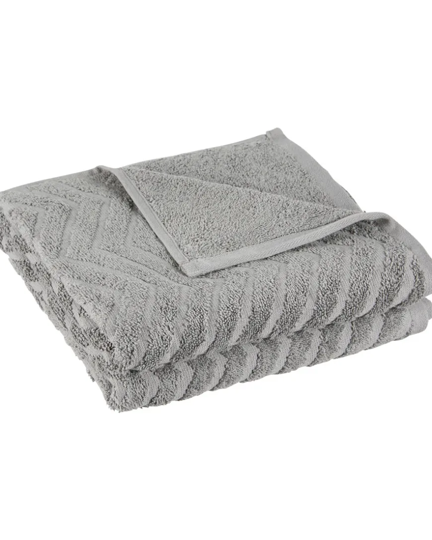 Handtücher Zickzack 2er-Pack, Ergee, ca. 50 x 100 cm-KiK Onlineshop New
