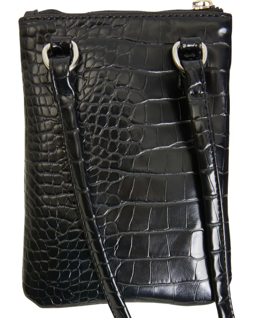 Handytasche Krokodillederoptik Janina, ca. 12,5 x 18 cm-KiK Onlineshop Clearance