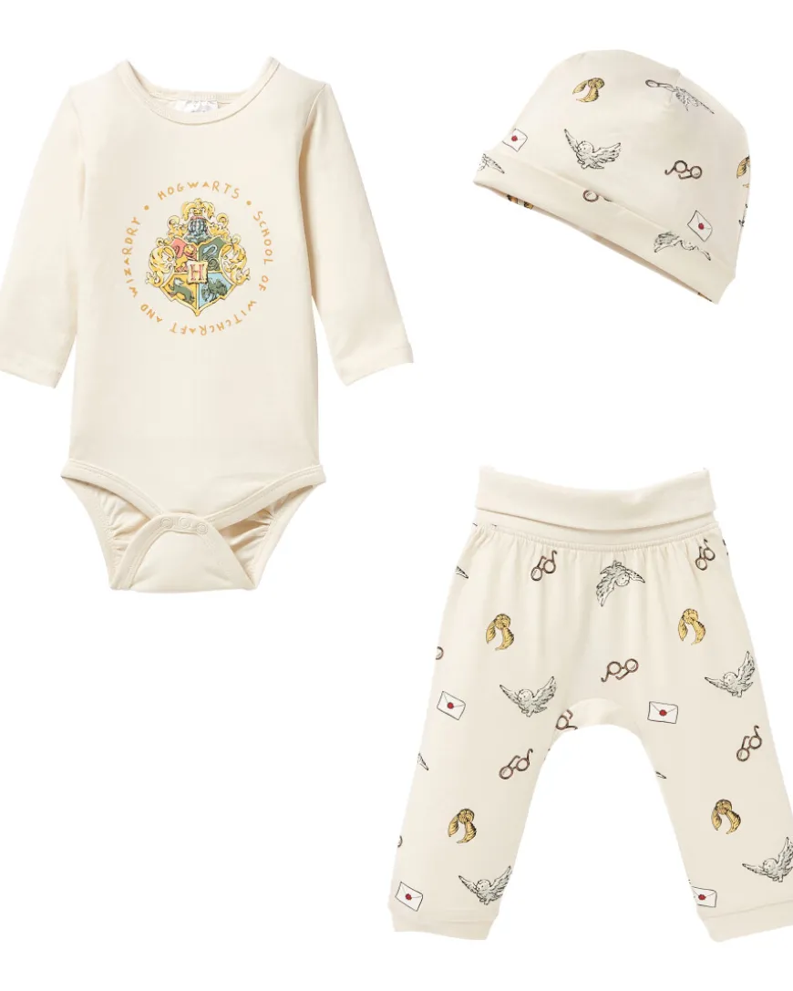 Harry Potter Newborn Mütze + Body + Hose 3-tlg. Set-KiK Onlineshop Best Sale