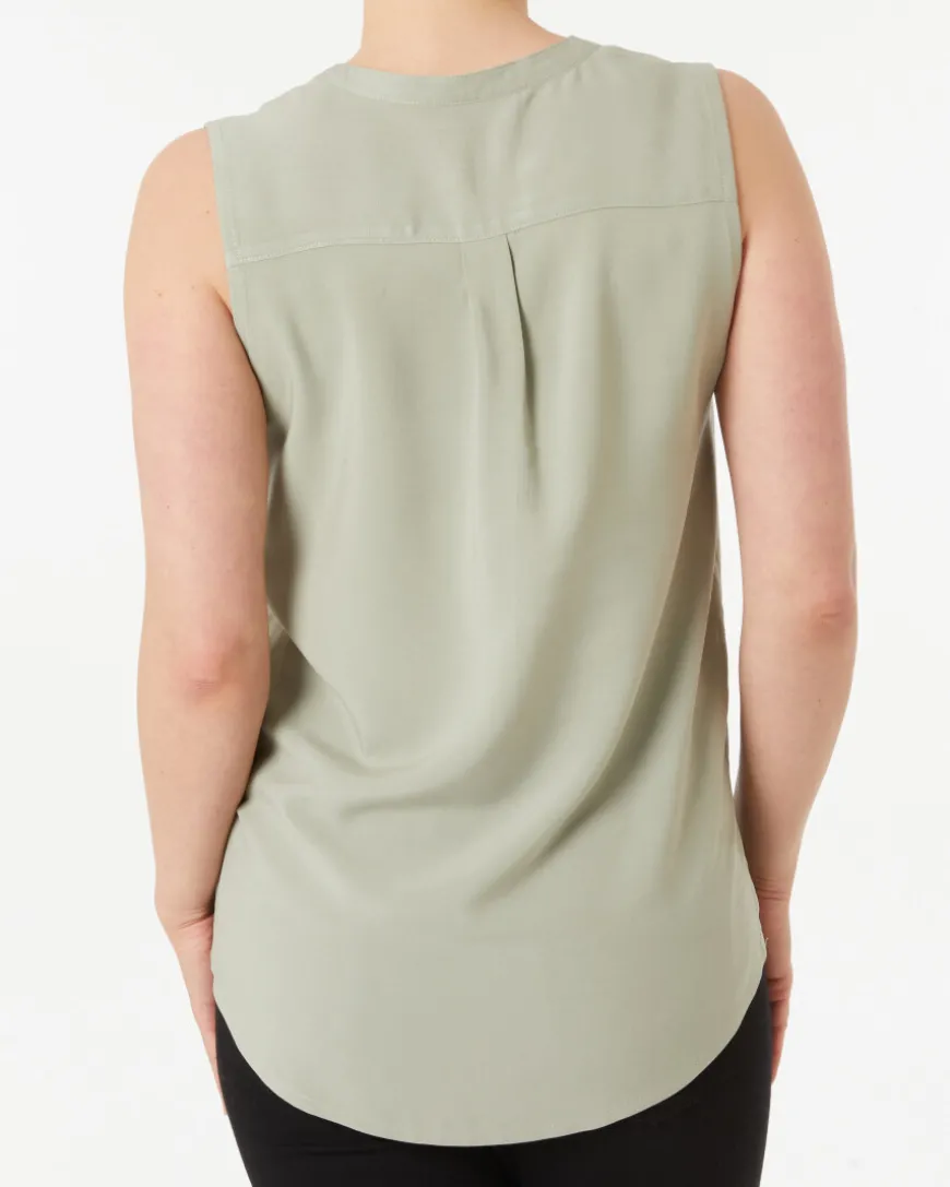 es Blusentop Janina, Y-Ausschnitt-KiK Onlineshop Discount