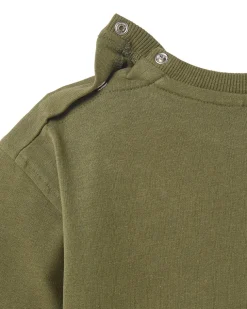 Herbstliches Sweatshirt Ergee, Schulterknöpfe-KiK Onlineshop Clearance