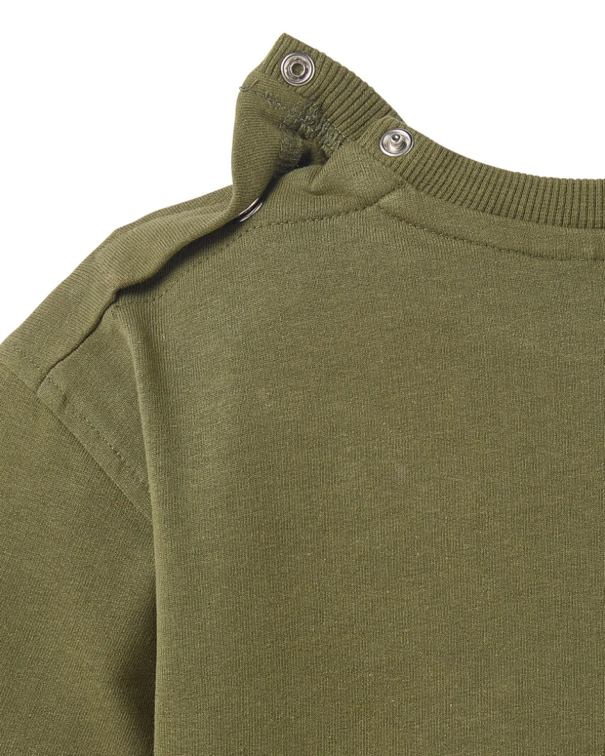 Herbstliches Sweatshirt Ergee, Schulterknöpfe-KiK Onlineshop Clearance