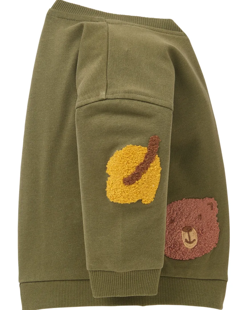 Herbstliches Sweatshirt Ergee, Schulterknöpfe-KiK Onlineshop Clearance