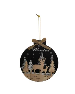 Hängedeko Weihnachten ca. 20 x 22 cm-KiK Onlineshop Outlet
