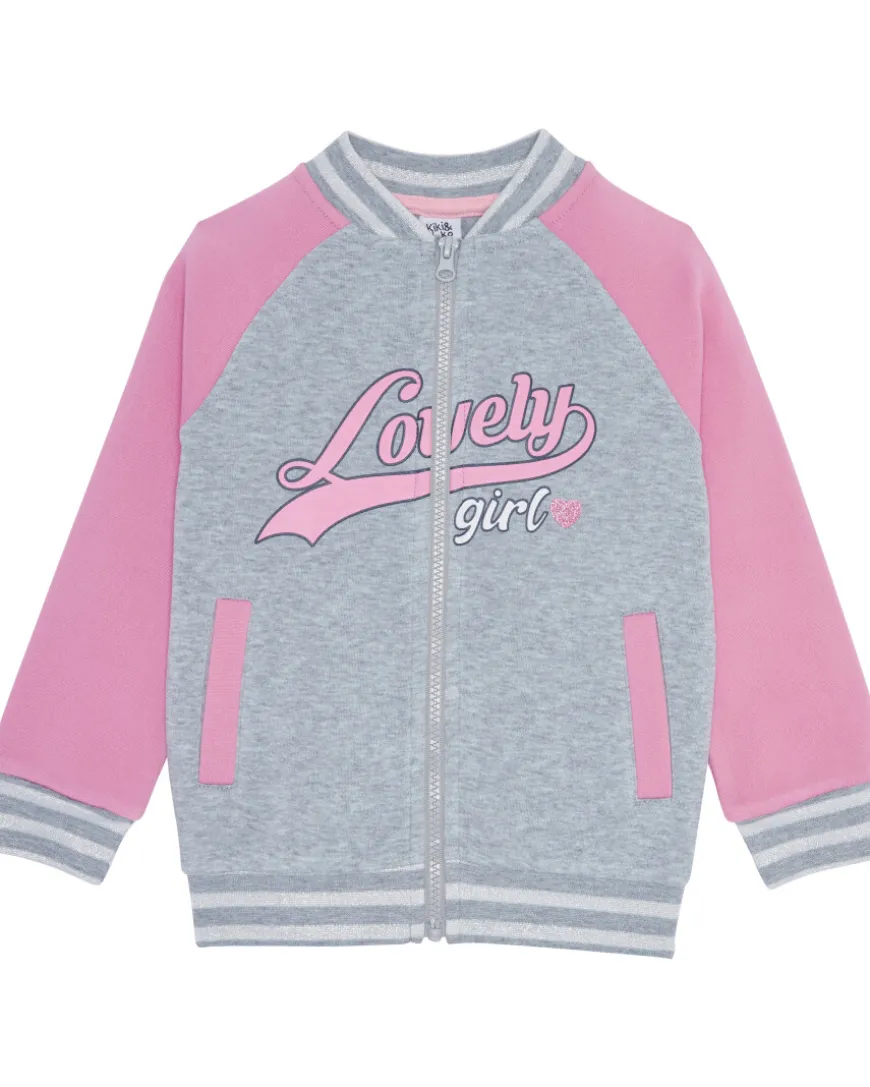 Jacke im College-Style Reißverschluss-KiK Onlineshop Hot