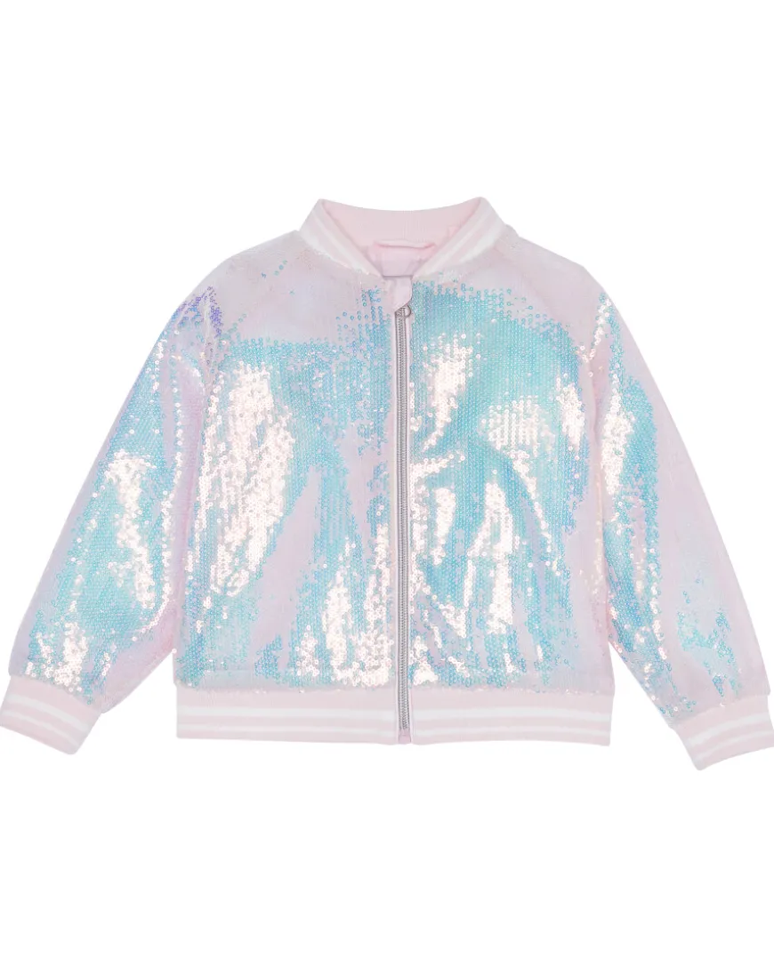 Jacke mit Pailletten Reißverschluss-KiK Onlineshop Store