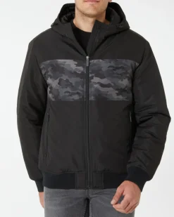 Jacke mit Rippbündchen X-Mail, Kapuze-KiK Onlineshop Hot