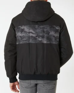 Jacke mit Rippbündchen X-Mail, Kapuze-KiK Onlineshop Hot