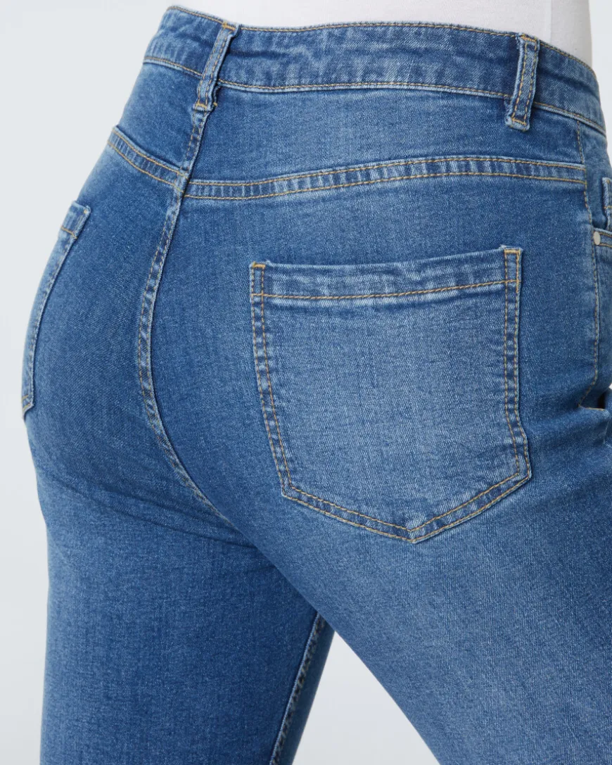 Jeans im 5-Pocket-Style Janina, Slim-fit, knöchellang-KiK Onlineshop Online